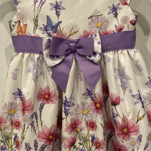 Girls Floral Print Party Dress by Blueberi Boulevard - Size 5 - MINT CONDITION! - Picture 3 of 6